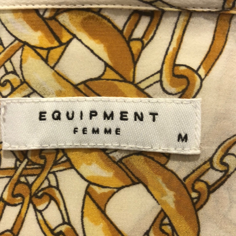 Equipment  Silk Long sleeve blouse